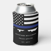 警カスタム務士官警察学校の卒業 缶クーラー (缶裏面)