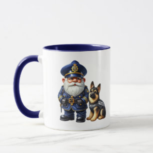 警クール察格言追加モノグラム マグカップ