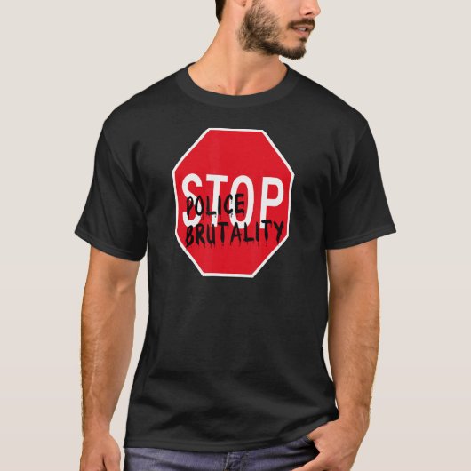 警ストップ官の残虐行為 Tシャツ (正面)