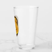 警パーソナライズされた務官の保安官警官の名前バッジ タンブラーグラス (左)