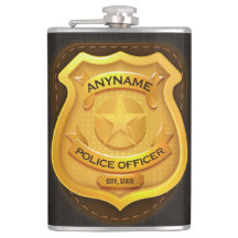 警パーソナライズされた務官の保安官警官の名前バッジ