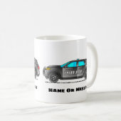 警パーソナライズされた察の車最高責任者 コーヒーマグカップ (正面右)