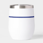 警パーソナライズされた察官の細いブルーライン (背面)