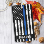 警パーソナライズされた察官の細いブルーライン キーホルダー<br><div class="desc">薄いブルーラインキーチェーン – 警察旗の色のアメリカの旗、動揺してデザイン。警察官名、家族名または部署でパーソナライズ。警察のパーソナライズされたキーチェーンは、警察や警察の部署、家族、そしてそれらをサポートするすべての人々に最適である。COPYRIGHT © 2020 Judy Burrows,  Black Dog Art - All Rights Reserved.警察署パーソナライズされた員薄いブルーラインキーチェーン</div>