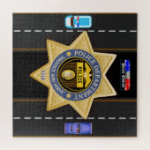 警パーソナライズされた察部 ジグソーパズル (横)