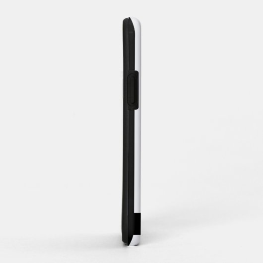 警モダン察官パーソナライズされたの細い青 Case-Mate iPhoneケース (裏面/右)