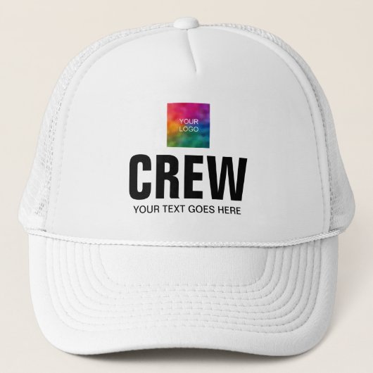 警備ユニセックススタッフ乗務員のカスタムテンプレート キャップ (正面)