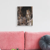 警備中の母 キャンバスプリント (インサイチュ (リビング))