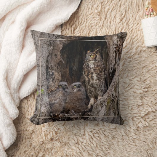 警備中の母 クッション (ブランケット)