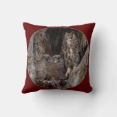 警備中の母 クッション (裏面)