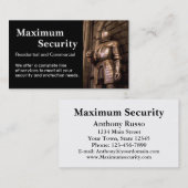 警備会社 名刺 (正面/裏面)