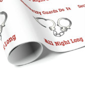 警備員が一晩中それをする ラッピングペーパー (ロールコーナー)