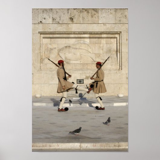 警備員の交代 ポスター (正面)