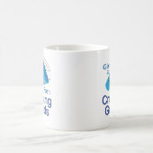 警備員を乗せるために大声で叫ぶ コーヒーマグカップ (中央)