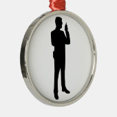 警備員 メタルオーナメント (右)