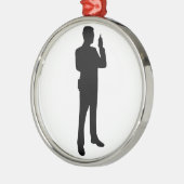 警備員 メタルオーナメント (左)