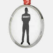 警備員 メタルオーナメント (左)
