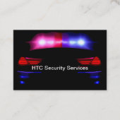 警備警察車テーマ 名刺 (正面)