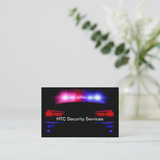 警備警察車テーマ 名刺 (スタンド正面)