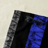 警動揺して退職した察旗 ビーチタオル (インサイチュ)