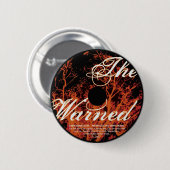 警告されたボタン 缶バッジ (正面&裏面)