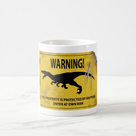 警告だ!この財産はラ保護プトルが所有する コーヒーマグカップ (中央)