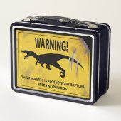 警告だ！この財産はラ保護プトルが所有する メタルランチボックス (裏面)