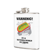 警告だ！そこは細菌世界だ フラスク (左)