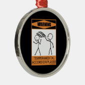 警告だ！アコーディオン棋士 メタルオーナメント (右)