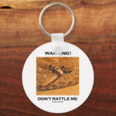 警告だ!ガチャガチャ言うな キーホルダー (正面)