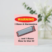 警告だ!ハーモニカを持ってる… ポストカード (スタンド正面)