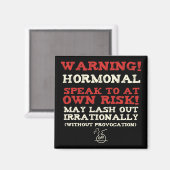 警告だ！ホルモン マグネット (正面/裏面)