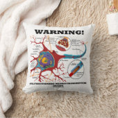 警告だ!内部の神経伝達物質の機能不全 クッション (ブランケット)