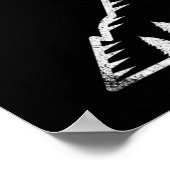 警告だ!妊娠について話し始める可能性がある ポスター (角)