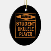 警告だ！学生ウクレレ選手！ セラミックオーナメント (右)