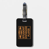 警告だ！学生シンセサイザープレーヤー！ ラゲッジタグ (裏面縦)