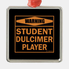 警告だ！学生ダルシマー選手！ メタルオーナメント