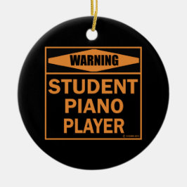 警告だ！学生ピアノ奏者！ セラミックオーナメント