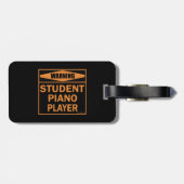 警告だ！学生ピアノ奏者！ ラゲッジタグ (裏面横)