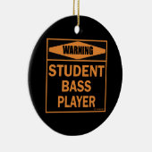 警告だ！学生ベース選手！ セラミックオーナメント (右)