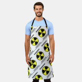 警告だ!日々の原因のメルトダウン金融 エプロン (着用した状態)