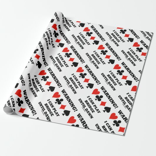 警告だ！暁の遊印が合うまで橋が渡れる ラッピングペーパー (アンロールド)