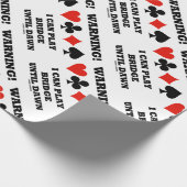 警告だ！暁の遊印が合うまで橋が渡れる ラッピングペーパー (角)