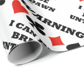 警告だ！暁の遊印が合うまで橋が渡れる ラッピングペーパー (ロールコーナー)