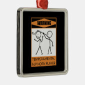 警告だ！気性アルフォーンプレイヤー メタルオーナメント (右)