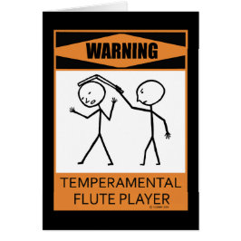 警告だ!気性フルート奏者