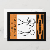 警告だ！気温流向者 ポストカード (正面/裏面)