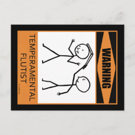 警告だ!気温流向者 ポストカード