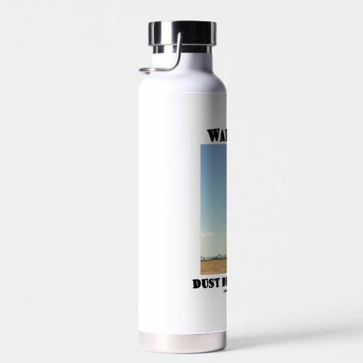 警告だ！気象学のユーモアの中のほこり悪魔 ウォーターボトル (右面)