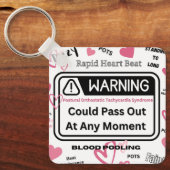 警告だ！消えうせる キーホルダー (正面)